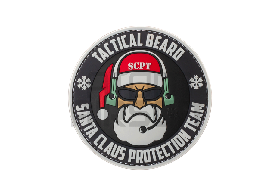 "Santa Claus Protection Team" PVC velcro badge