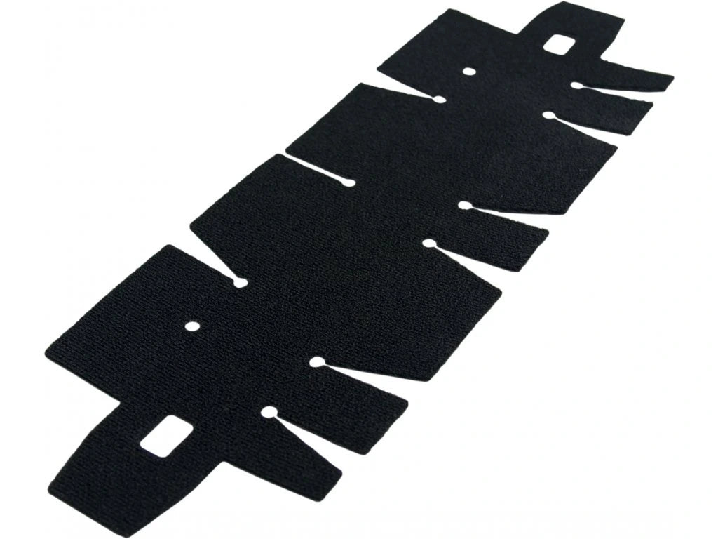 M62 kuulosuojaimien velcro tarranauhakuori - musta