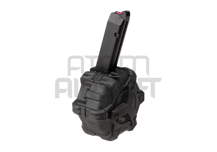 TM G17 / WE G17 / VX GBB drum magazine, 350 rounds