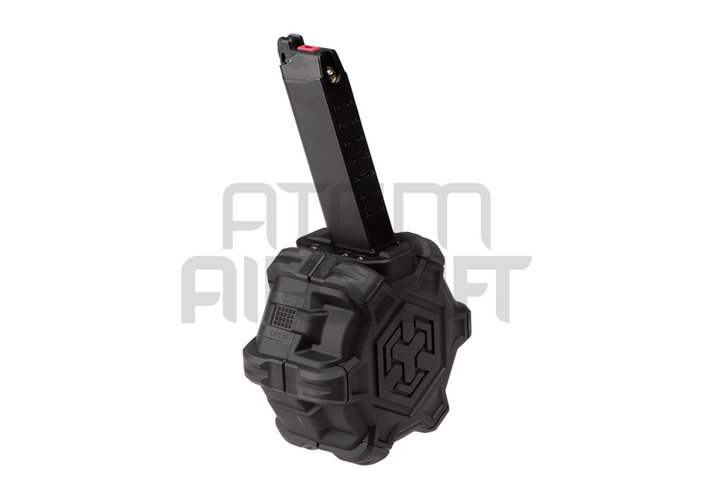 TM G17 / WE G17 / VX GBB drum magazine, 350 rounds