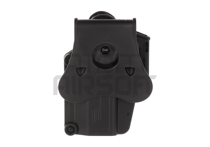 Per-Fit hard plastic universal pistol holster for right-handed users