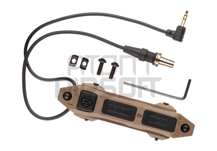 Extended Push Button Switch with Locking Setting (SF ML & 3.5mm) - Tan