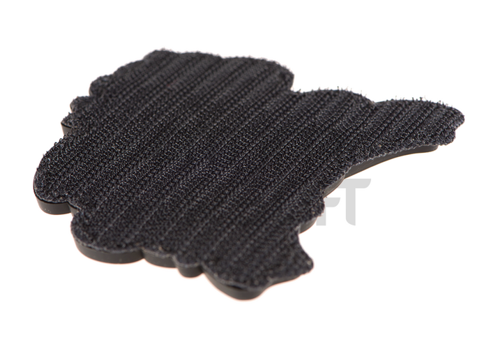 Skeleton Unicorn PVC velcromerkki