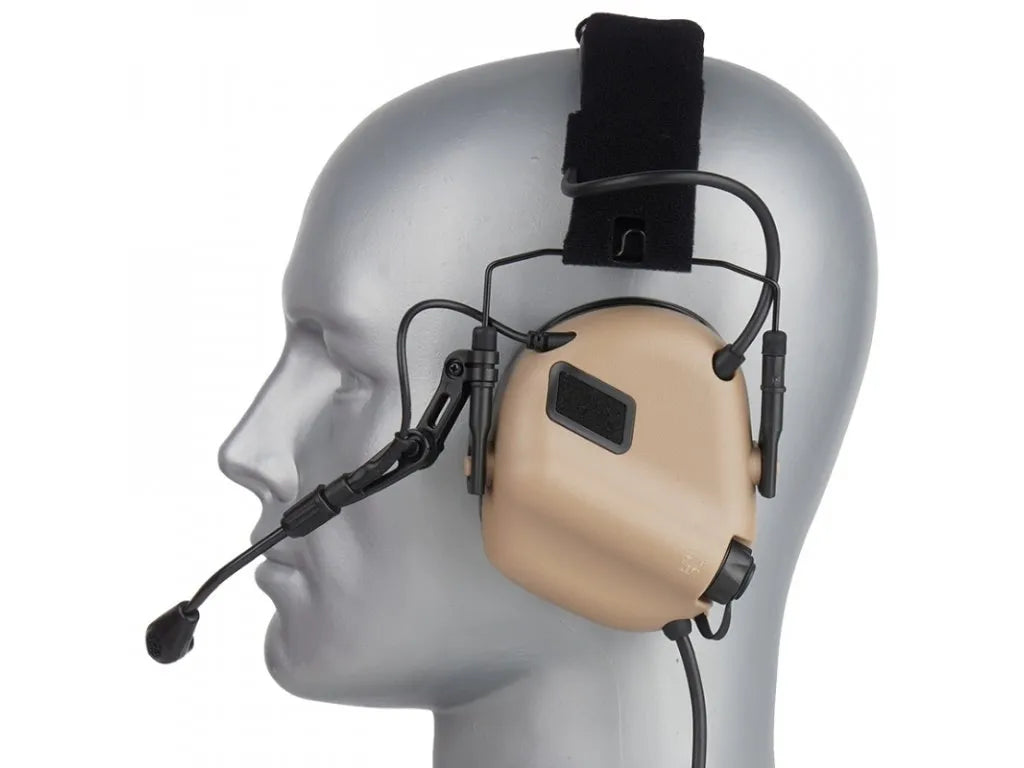 M32 Plus active hearing protectors with speech microphone - black