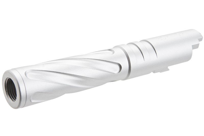 Tokyo Marui Hi-capa 4.3 Tornado aluminum outer barrel - silver