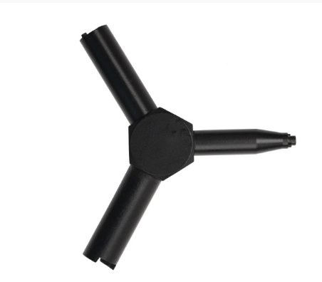 Gas operated airsoft-gun valve key