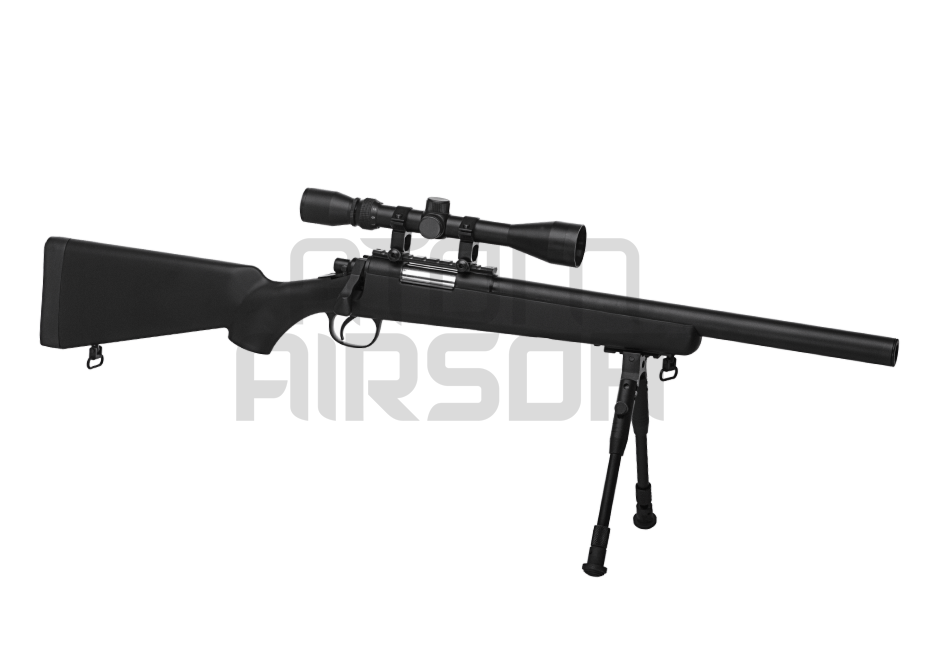 MB-02 sniper rifle with scope and front legs
