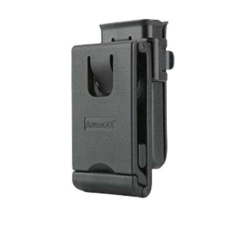 Universal pistol magazine holster, belt mount