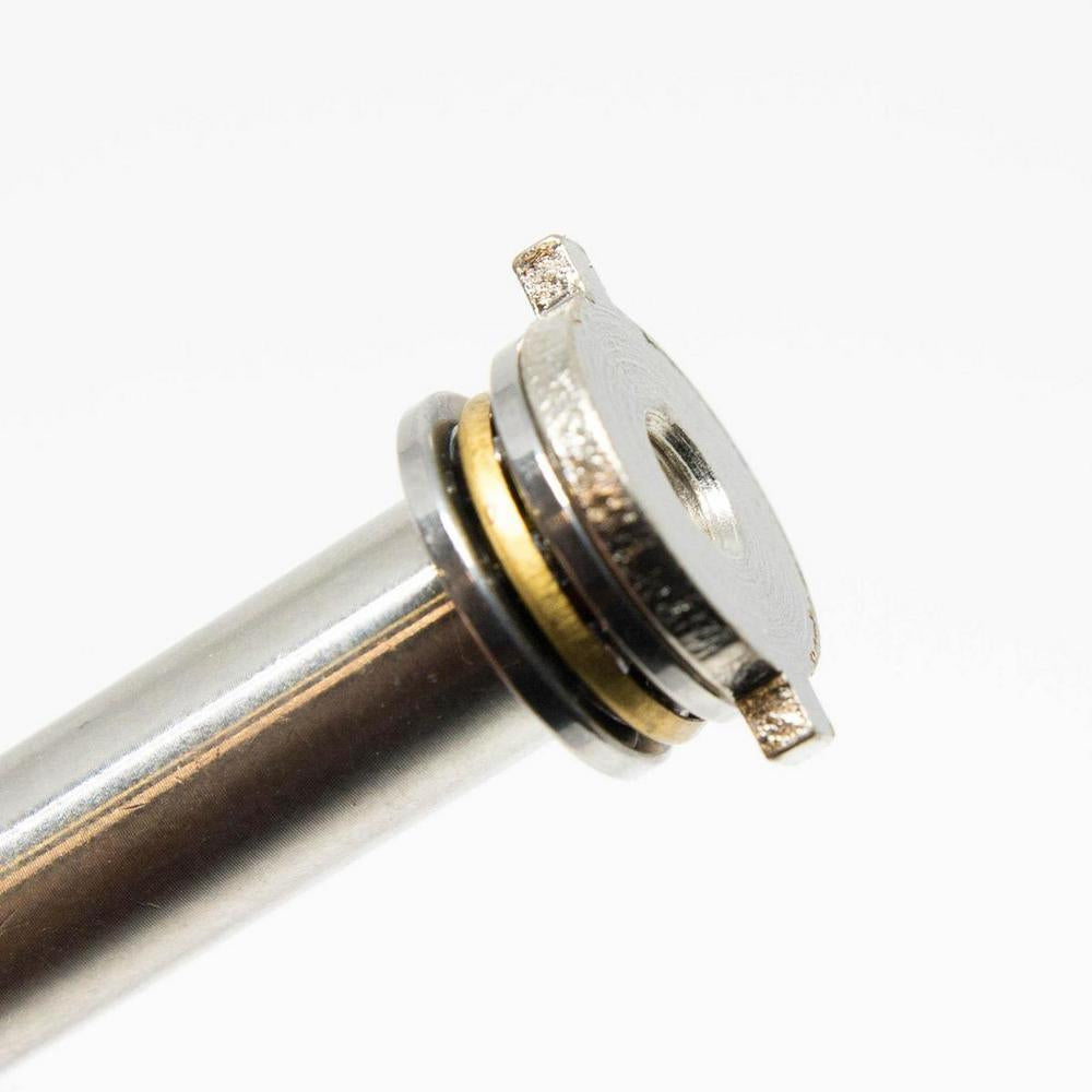 Momentum steel ball bearing spring guide, V2