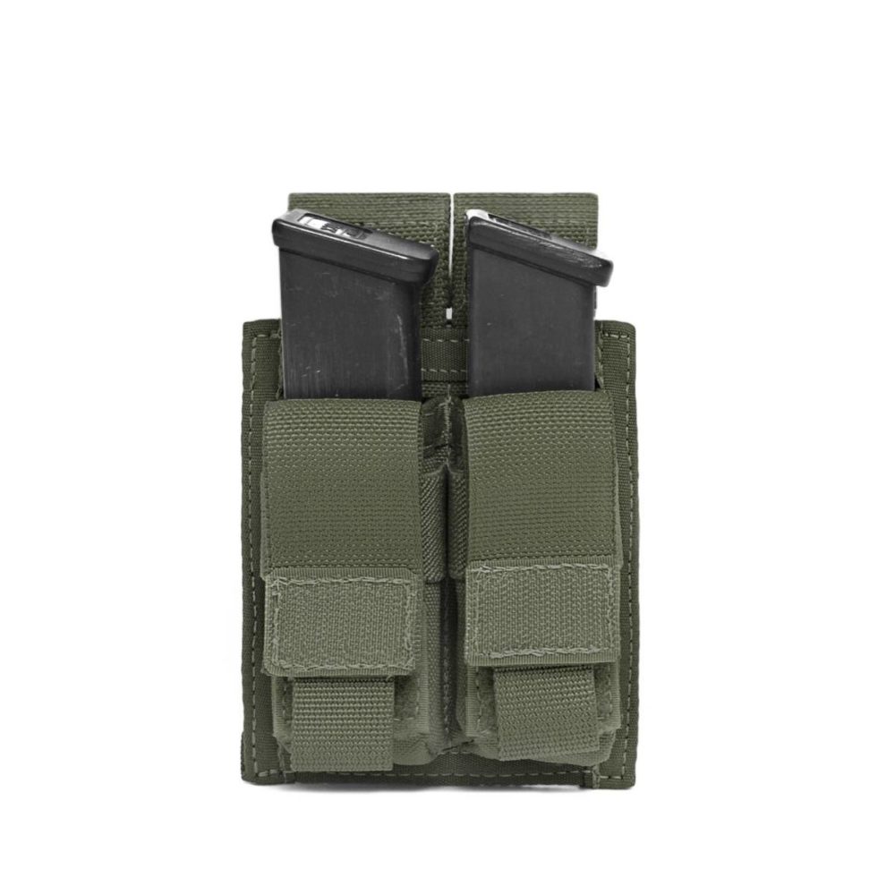 Elite Ops 9mm Pistol Double Magazine Pouch - OD