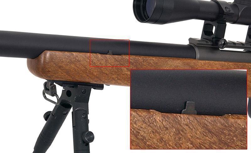 MB03A bolt-action sniper rifle - wood imitation