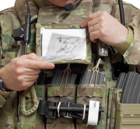 Forward opening admin pouch - Multicam