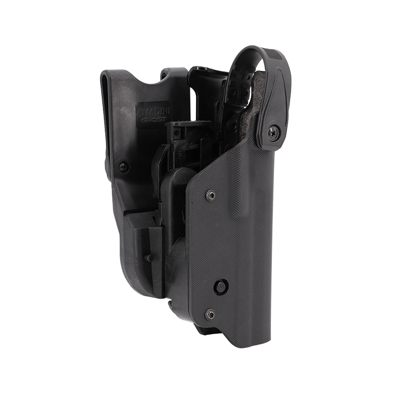 Ghost 5.2 Level 3 pistoolikotelo kääntyvällä vyökiinnikkeellä, Glock 17/19/20/22/45/19x