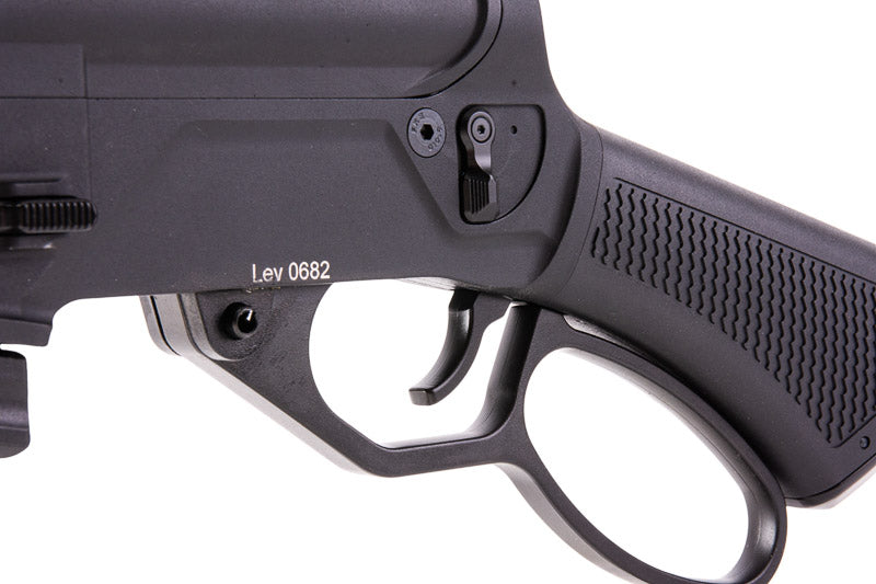 LevAR 7" gas-operated lever-action airsoft rifle