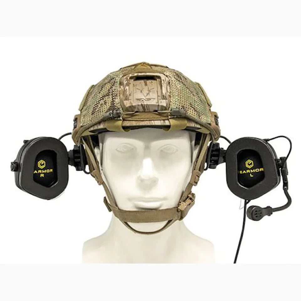 M16 earmuff rail mount adapter, ARC compatible - Coyote Brown
