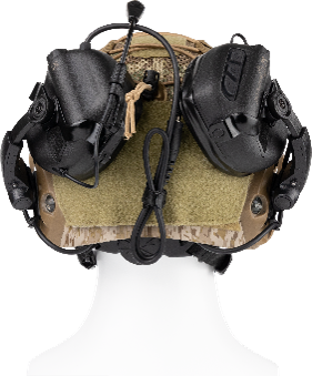 M32X Plus aktiivikuulosuojaimet puhemikrofonilla, ARC-kypäräkiinnitys - musta