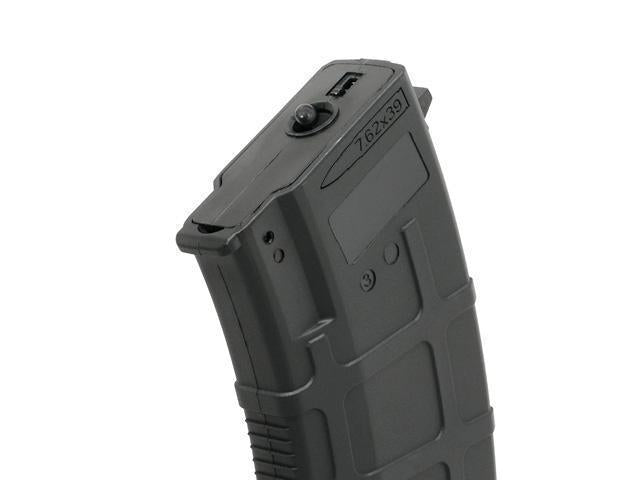AK DMAG polymer variable-cap magazine, 30/135 rounds - black