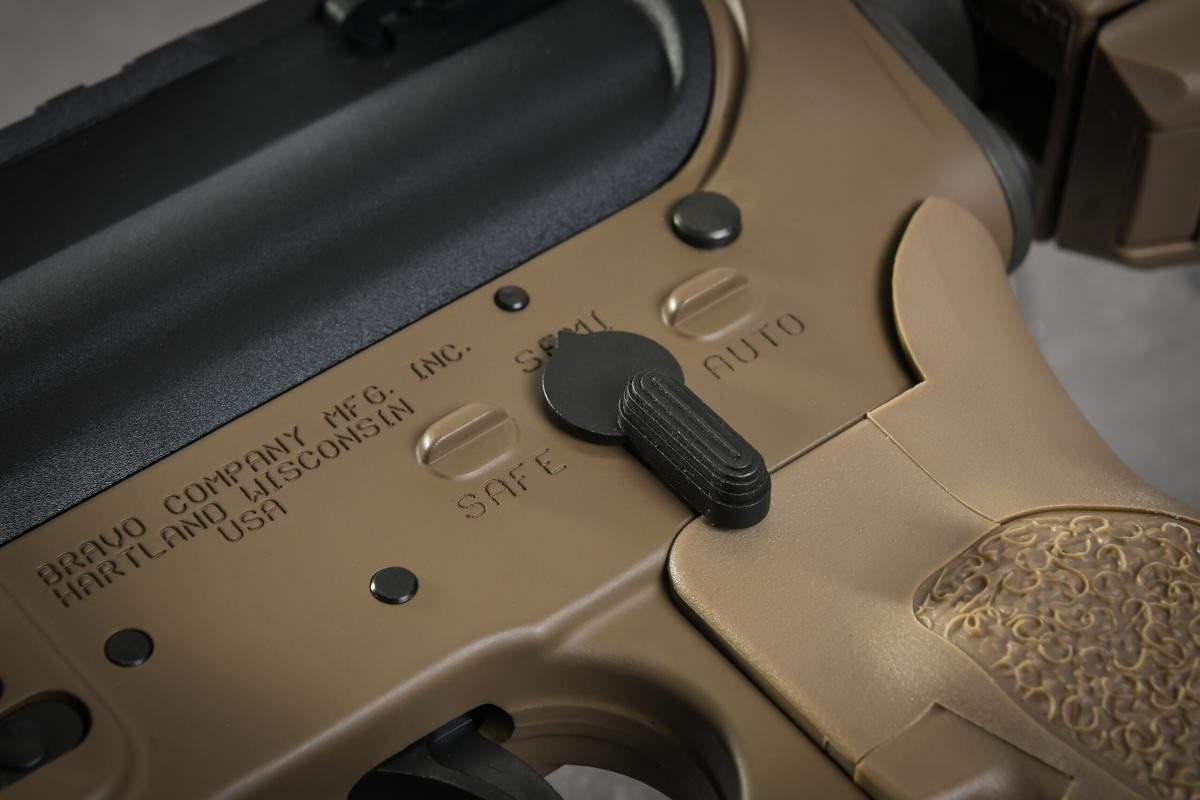 BCM MK2 MCMR 14.5" GBBR gas rifle - half tan