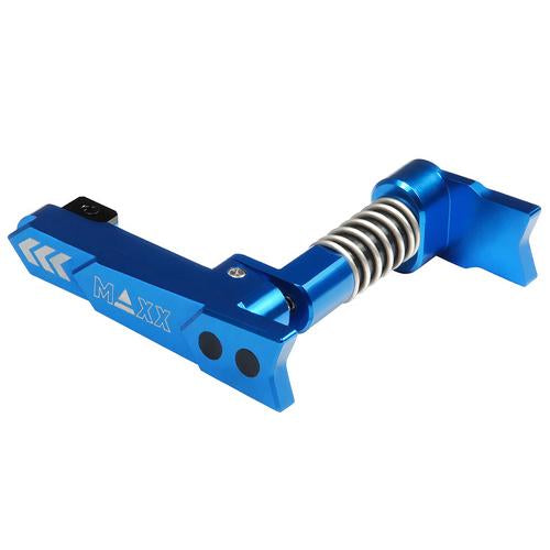 Model CNC aluminum magazine release, type A - blue
