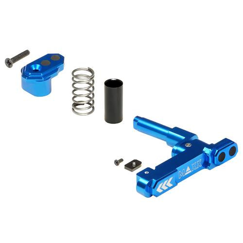 Model CNC aluminum magazine release, type B - blue