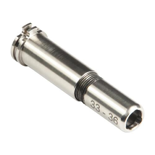 Model CNC Titanium adjustable nozzle, 33 - 36mm
