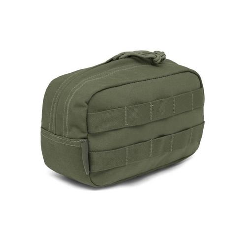 Assault System Medium Horizontal MOLLE Pouch, general purpose pouch - OD