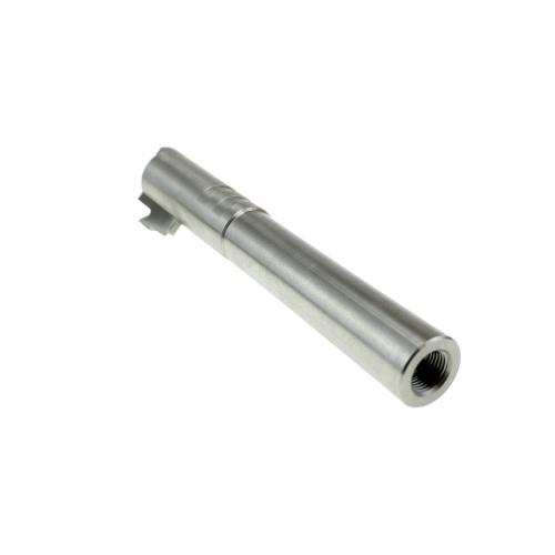 Threaded steel outer barrel TM Hi-Capa 5.1 (.45 markings) - silver
