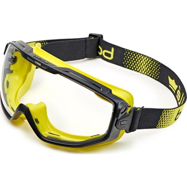 Universal Goggle Foam, strap-on goggles with foam padding - clear lens