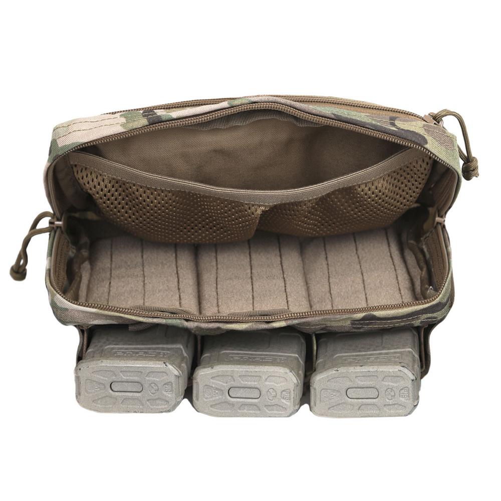 Triple snap mag Utility pouch, triple snap mag pouch + general pocket - MultiCam