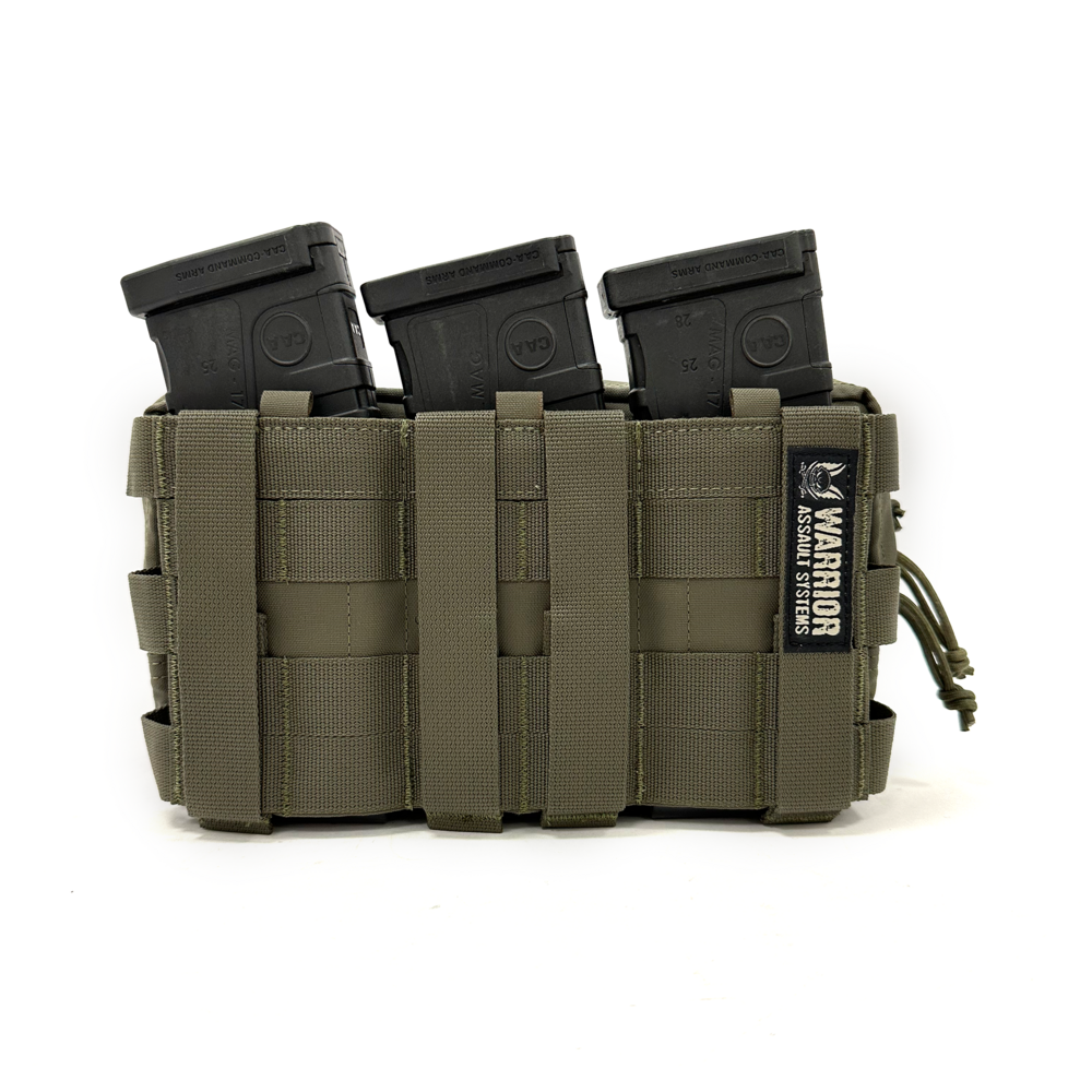 Triple snap mag utility pouch, triplalipastasku + yleistasku – Ranger Green