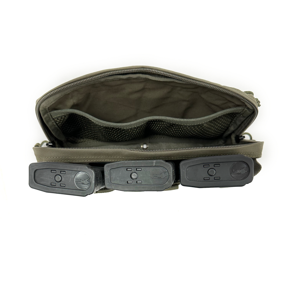 Triple snap mag utility pouch, triplalipastasku + yleistasku – Ranger Green