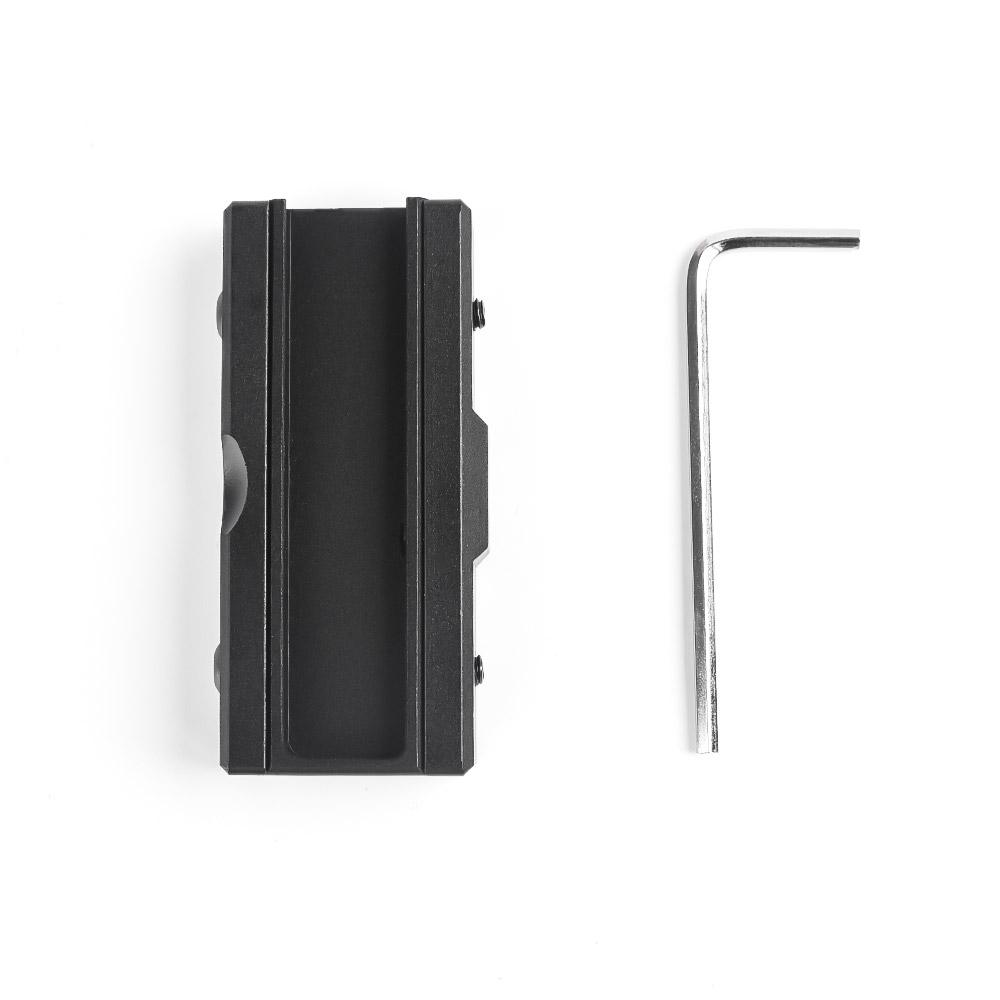 WADSN CNC etäkytkimen kiinnityslevy RIS/Picatinny kiskoon - musta