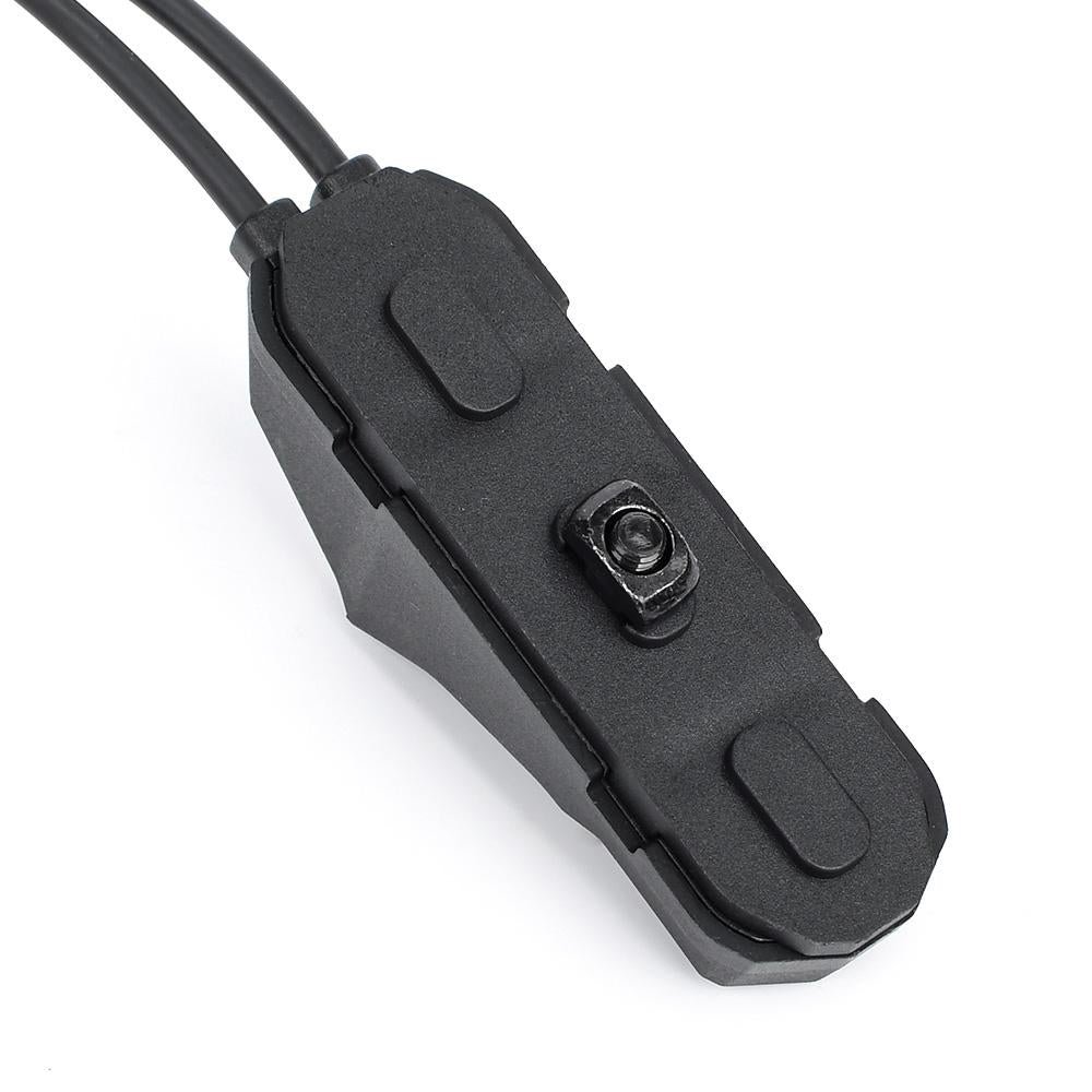 WADSN AN kaksitoiminen asevalon etäkytkin, SF-yhteensopiva & 2.5mm liitin - musta