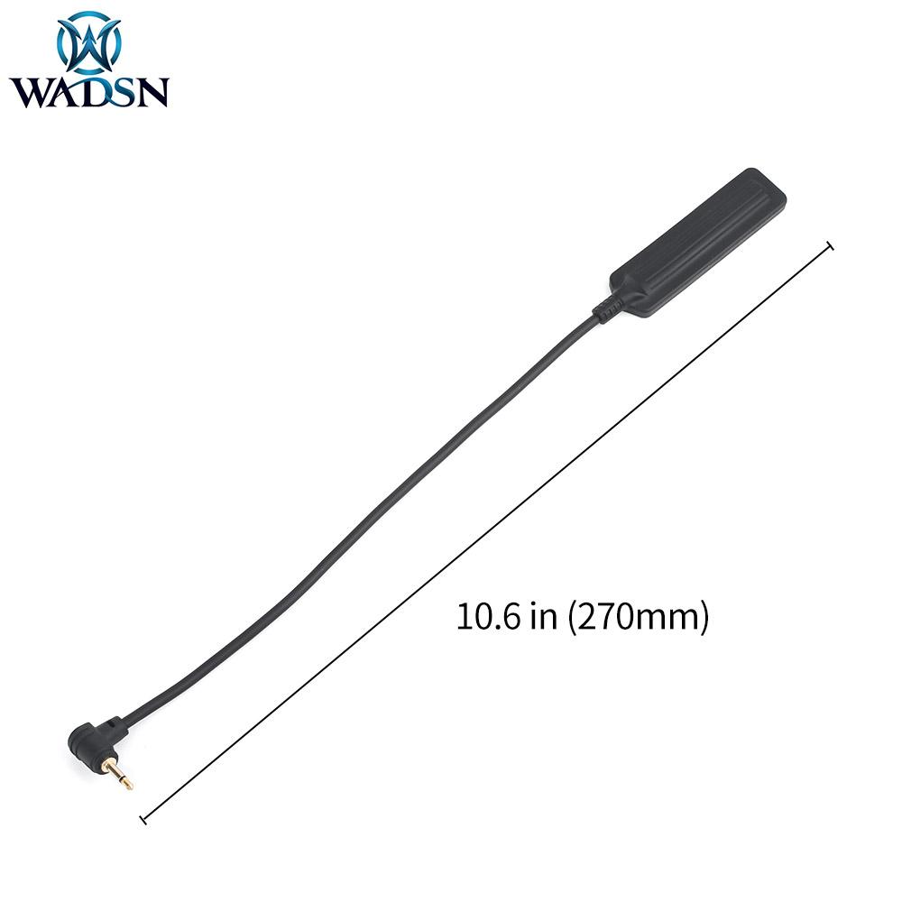 WADSN PEQ,M3X,DBAL yhteensopiva 2.5mm etäkytkin - musta