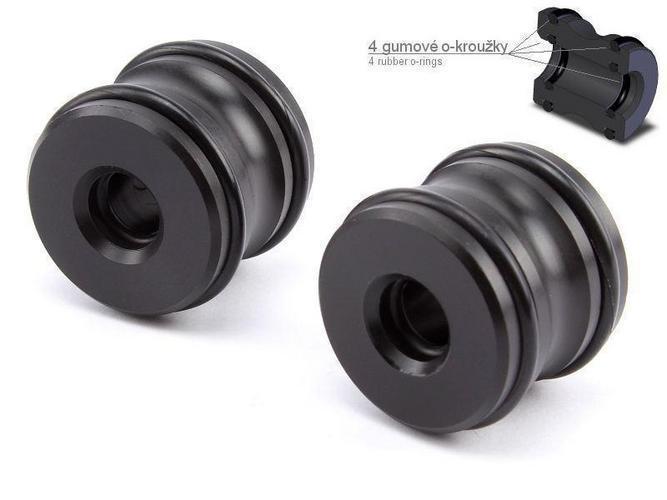 AirsoftPro "barrel spacer", sisäpiipun keskittäjät 26mm (2kpl)