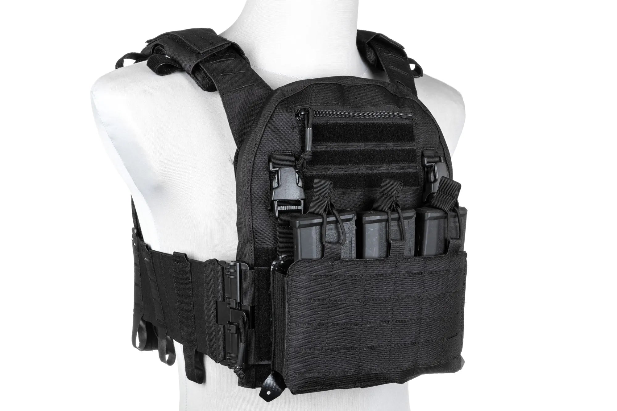 QR II Tactical Plate Carrier - musta