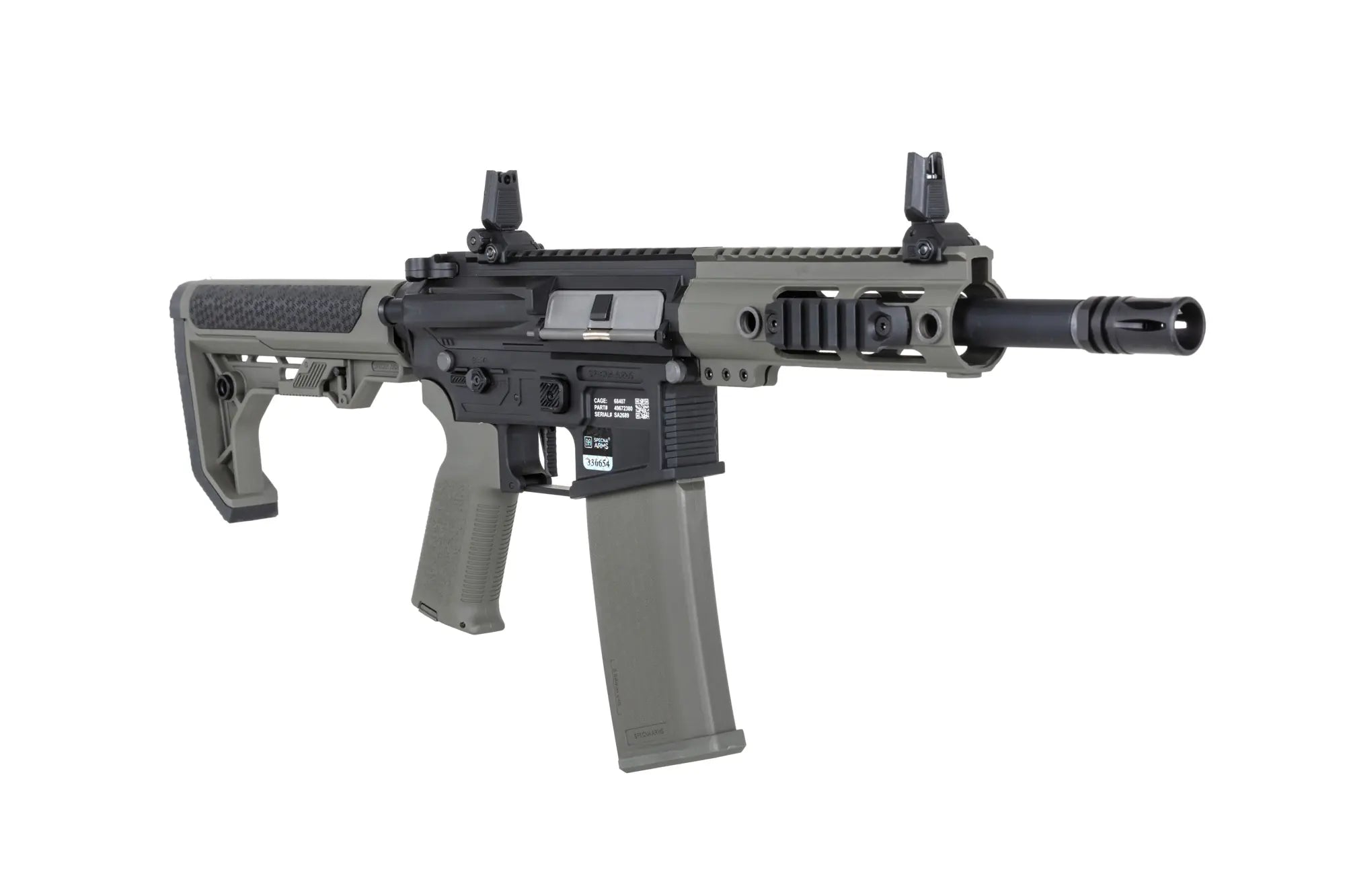Specna Arms SA-F04-RL FLEX™ BLDC™ HAL ETU™ Gen. 2, light-ops - oliivi
