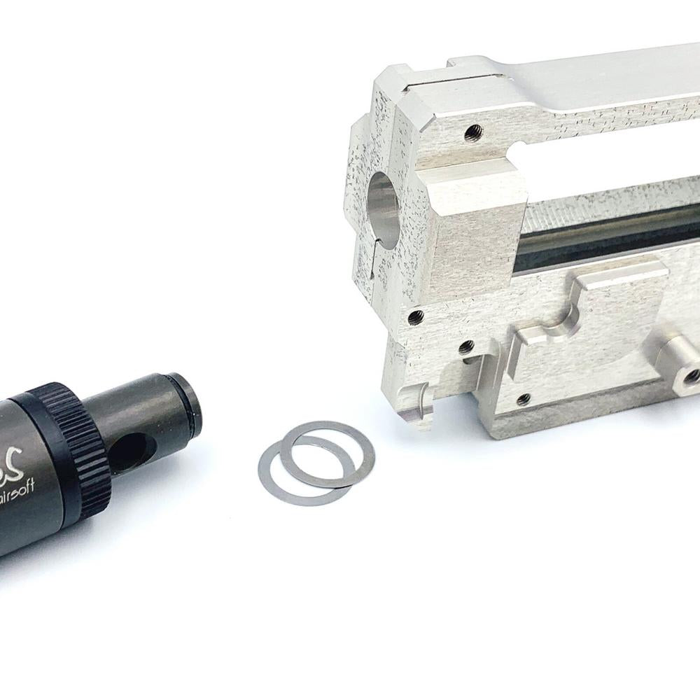 Hop-up unit to gearbox distance adjustment plate set - 0.1 mm