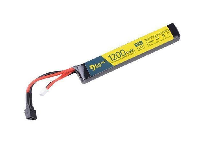 Electro River ™ LiPo-akku 11,1V 1200mAh 15/30C, T-liitin (DEANS)