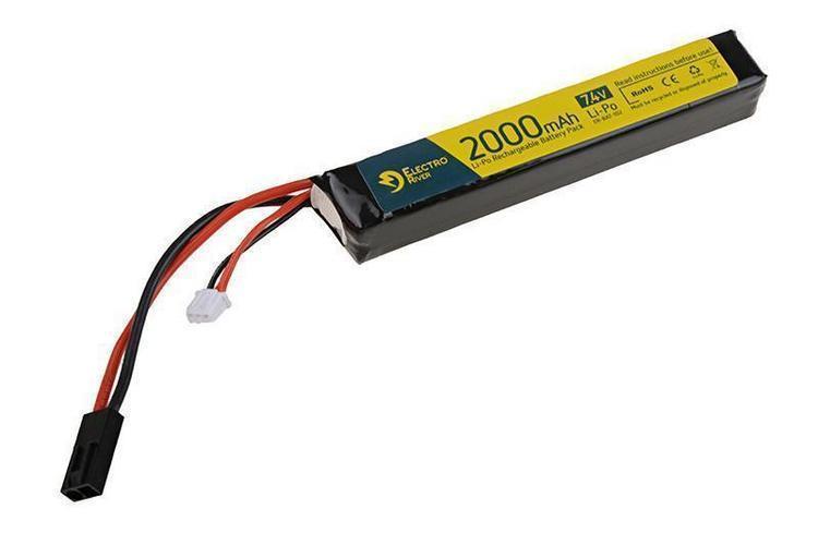 Electro River ™ LiPo-akku 7,4V 2000mAh 15/30C, miniliitin