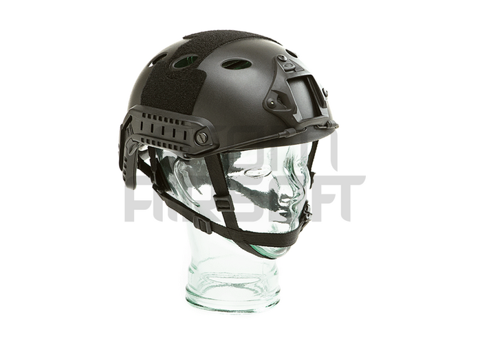 FAST helmet PJ, with neck adjustment - black