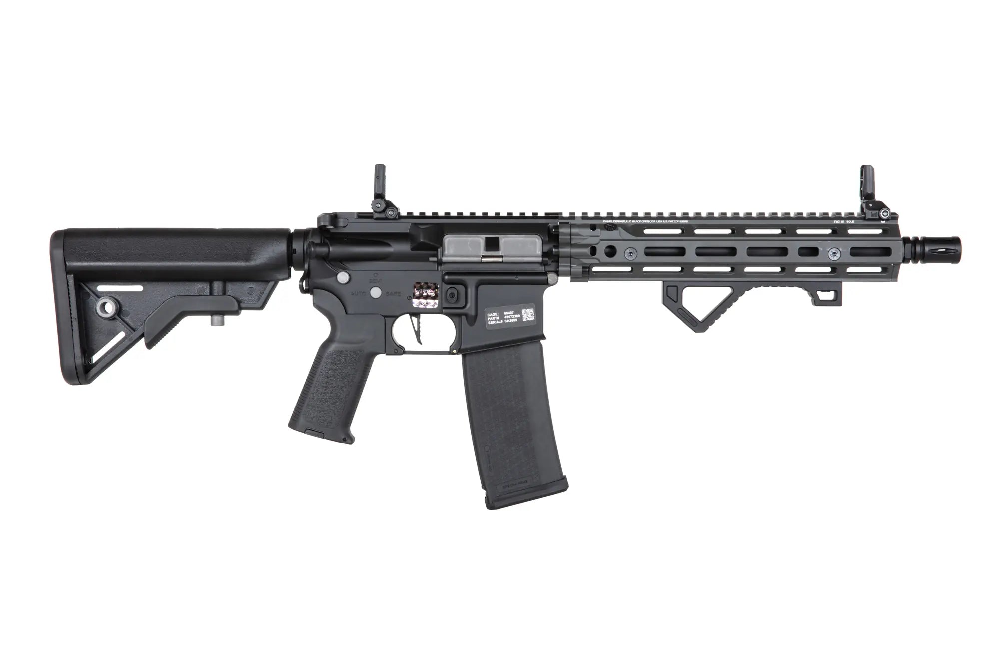 Daniel Defense SA-E27 RISIII 10.5'' EDGE™ HAL ETU™ Electric Gun - Chaos Gray