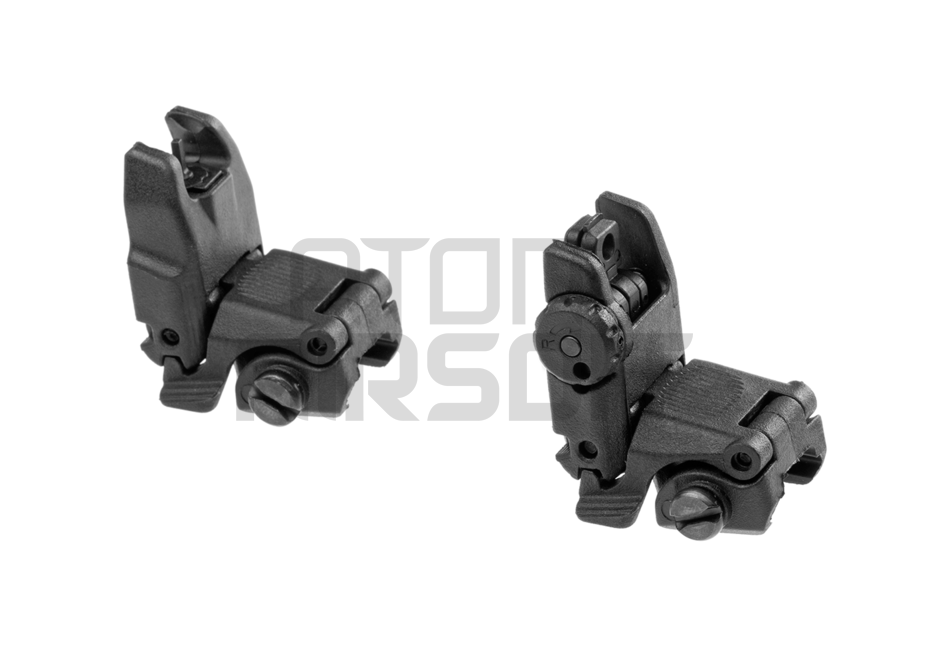 FBUS flip-up front and rear sight, Gen 2 - black