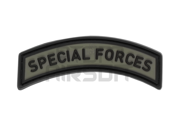 JTG "Special Forces Tab" PVC velcromerkki – foliage green