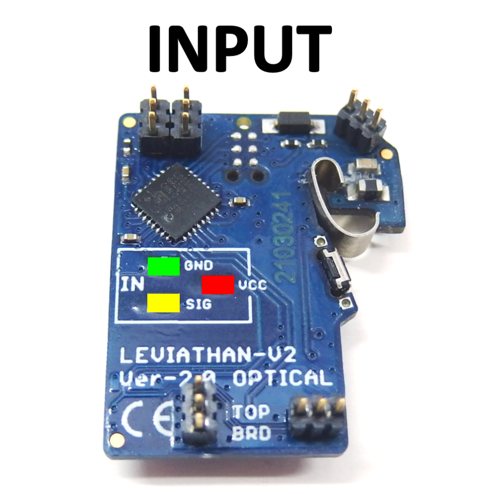 Leviathan V2, optical (rear wiring + CNC trigger)