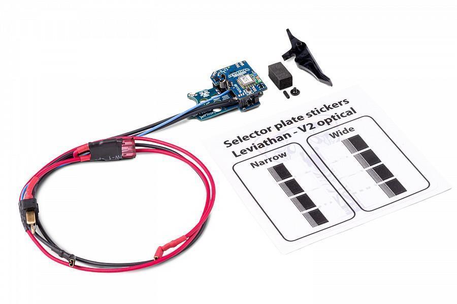 Leviathan V2, optical (rear wiring + CNC trigger)