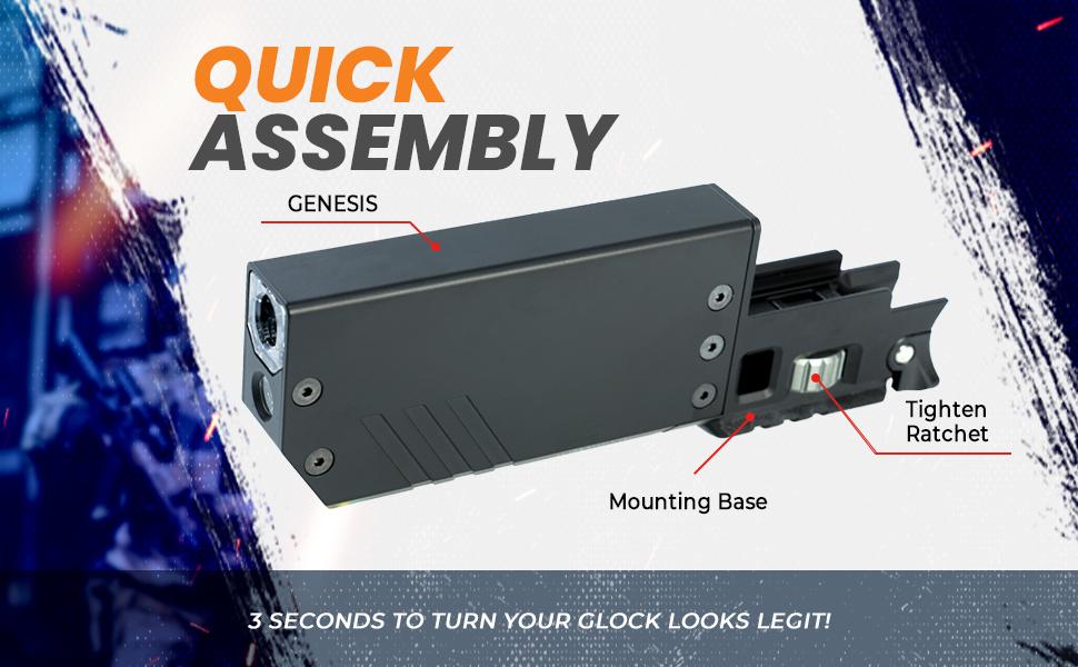 Genesis G17 light strip unit, compact