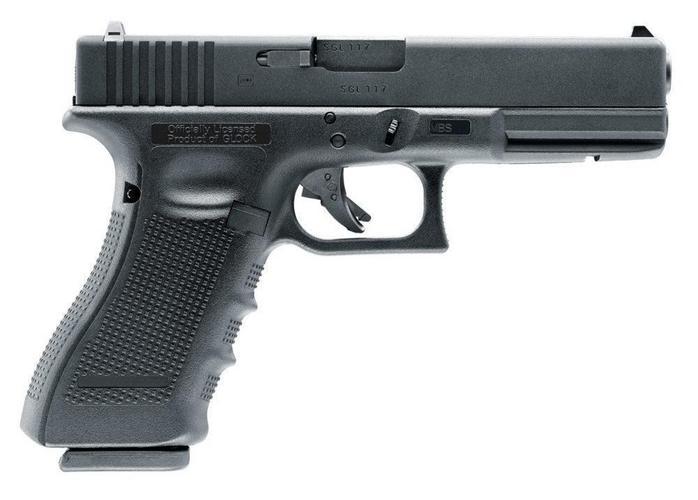 Glock 17 Gen.4 GBB gas pistol, metal slide