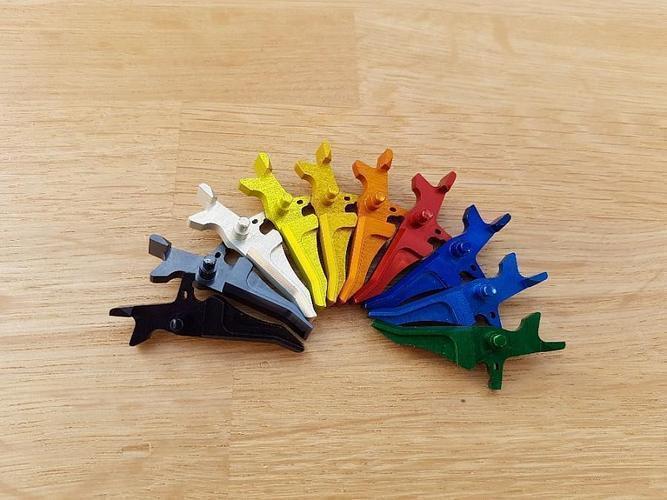 RetroArms CNC Liipaisin AR15 - J (musta)