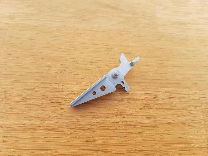 RetroArms CNC liipaisin M4/AR15 - A, hopea